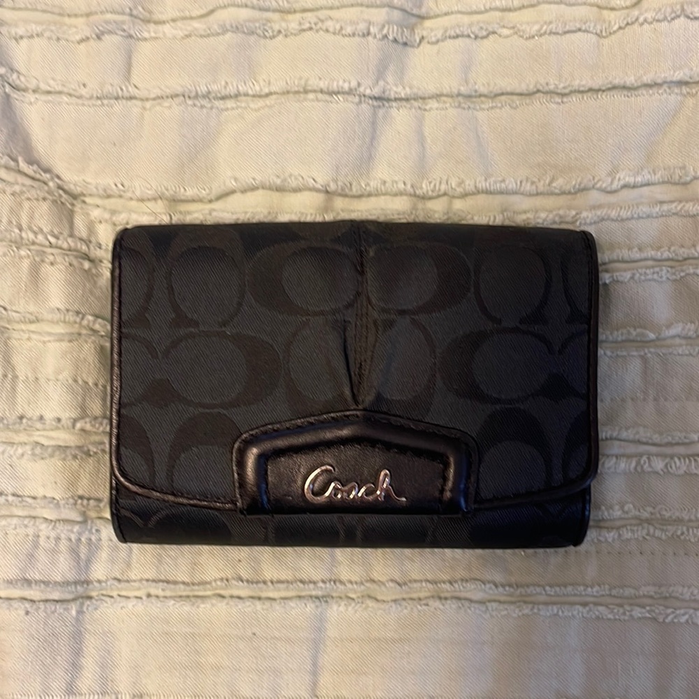 Coach Black Wallet